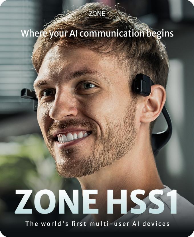 Wisezone launches ZONE HSS1, a screen-free AI wearable built for real life