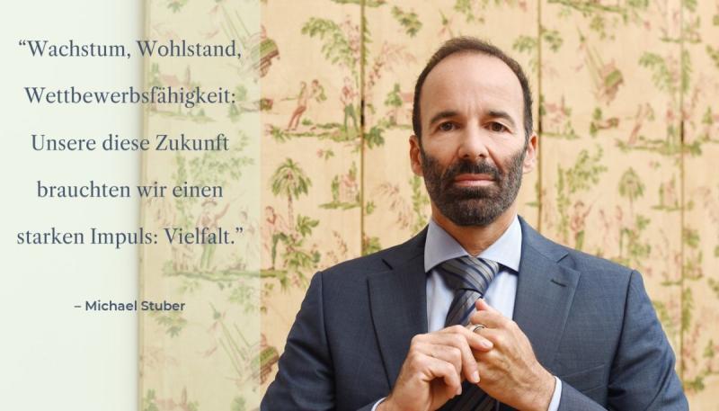 Achieving prosperity, growth, competitiveness in our future requires one powerful ingredient: diversity (M. Stuber)