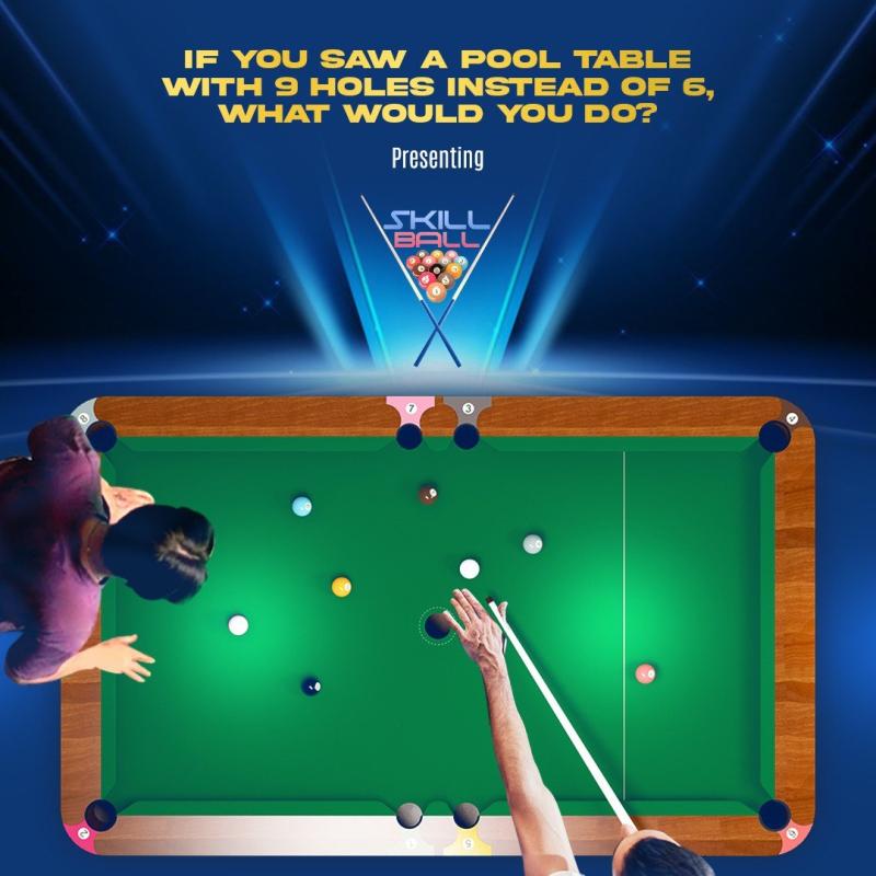 SkillBall X Reinvents Billiards with Strategic Mobile Game Launching on Kickstarter