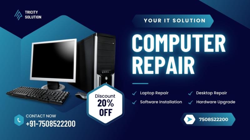Tricity Solution Computer Repair Service Sets New Standards for Computer and Laptop Repair in Chandigarh