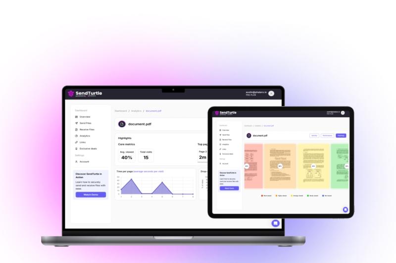 SendTurtle Scores 4.9/5 in Recent User Ratings for Ease of Use and Secure File Transfer with AI Analytics