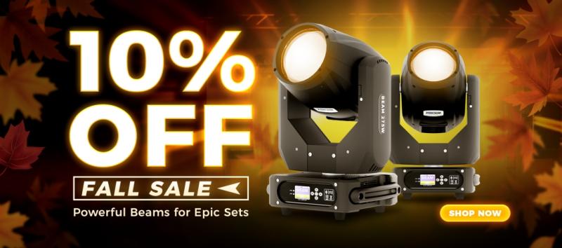 Shehds Announces Fall Sale with Exciting New Arrivals in Stage Lighting