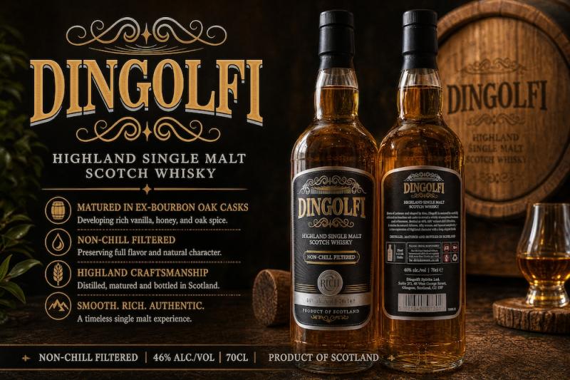 Dingolfi Spirits Launches Its Highland Single Malt in Stores