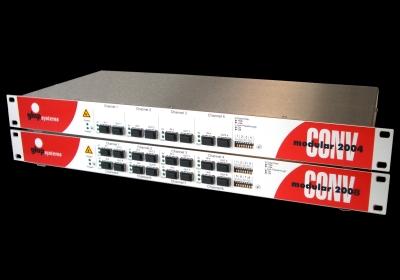 10Gbps Converter "modular CONV 2004/2008" from ghip systems