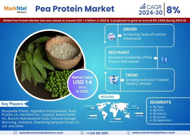 Pea Protein Market worth USD 1.4 Billion In 2022, and Expected