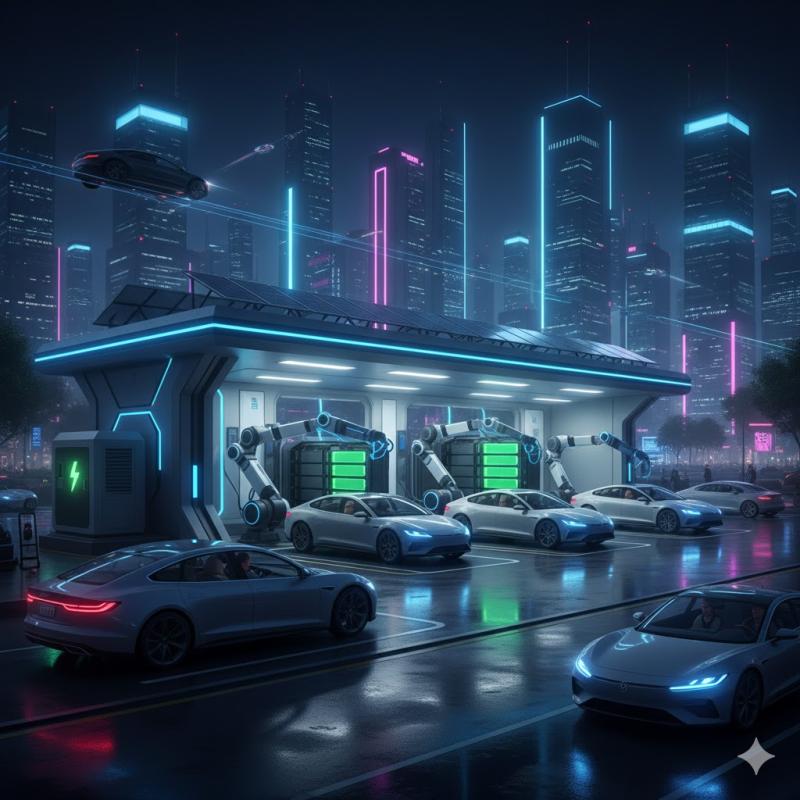 Electric Vehicle Battery Swapping Market Size 2025