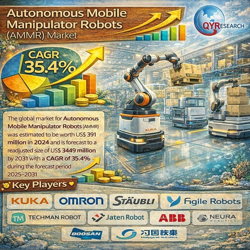 Autonomous Mobile Manipulator Robots (AMMR) Market to Reach US$
