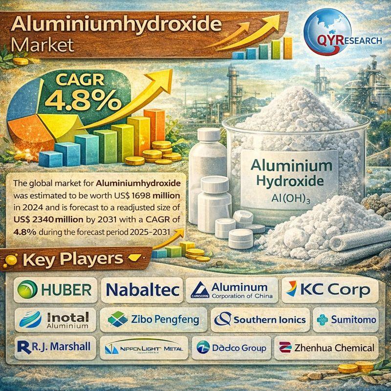 Aluminiumhydroxide Market to Reach US$ 2.34 Billion by 2031,