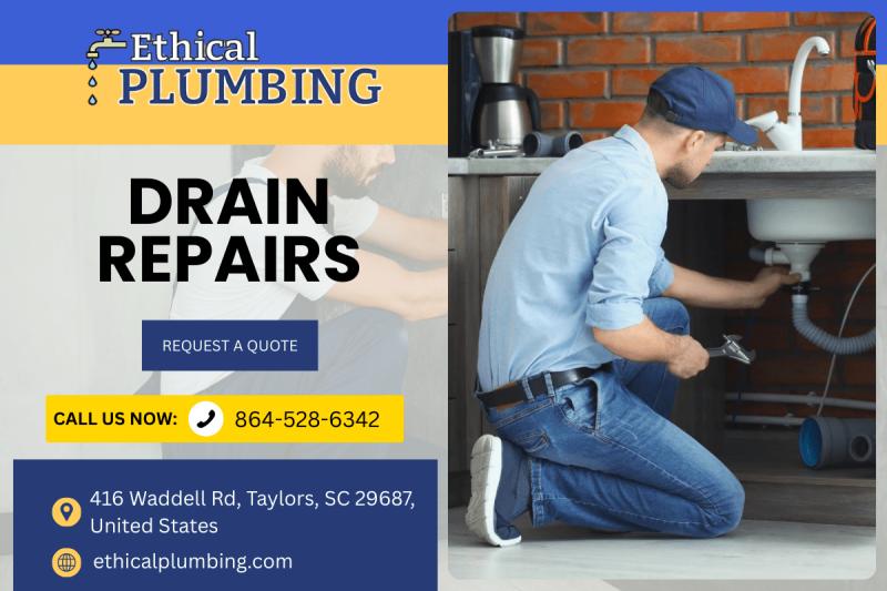 Drain Repair in Taylors, SC