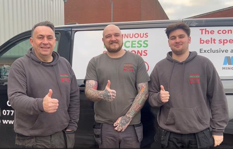 The Continuous Process Solutions engineering team, hoping for a win at The Signature Awards in February.