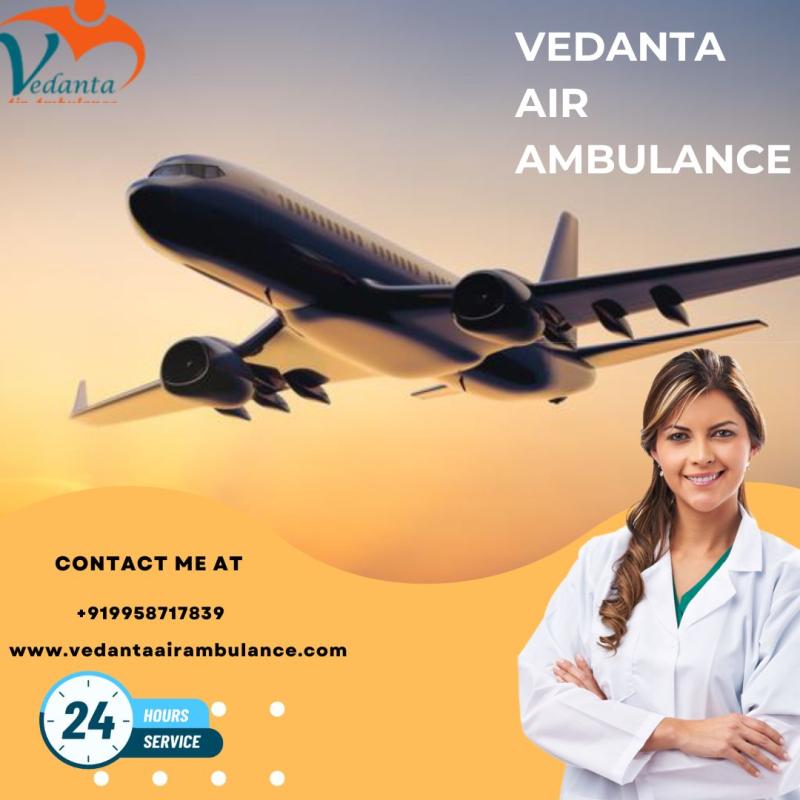 Vedanta Air Ambulance Service in Bhopal Transfers Patients