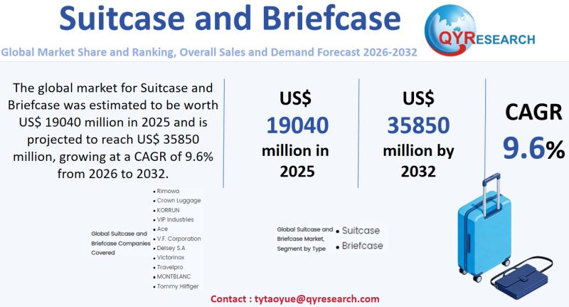 Suitcase and Briefcase Global Market 2025-2031: Size Dynamics,