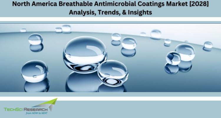 North America Breathable Antimicrobial Coatings Market stood at USD 182.33 million in 2022 and will grow with a CAGR of 9.05% in t