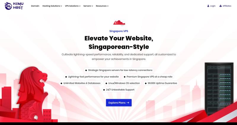 KemuHost Introduces High-Performance VPS Hosting in Singapore for Enhanced Digital Experiences