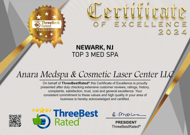 Proud Moment! Anara Medspa Receives the 2024 Certificate