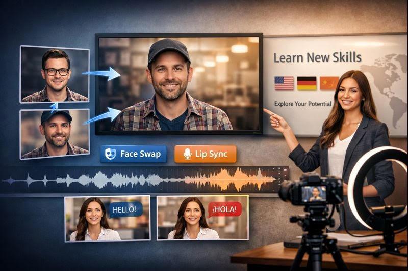 Face Swap Video Meets Lip Sync: A Practical Workflow for Faster