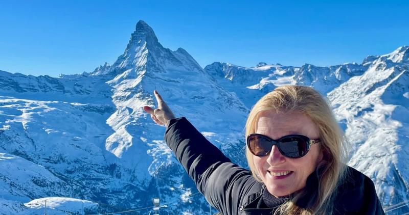 Blick aufs legendäre Matterhorn (©Photo Brigitte Heller)