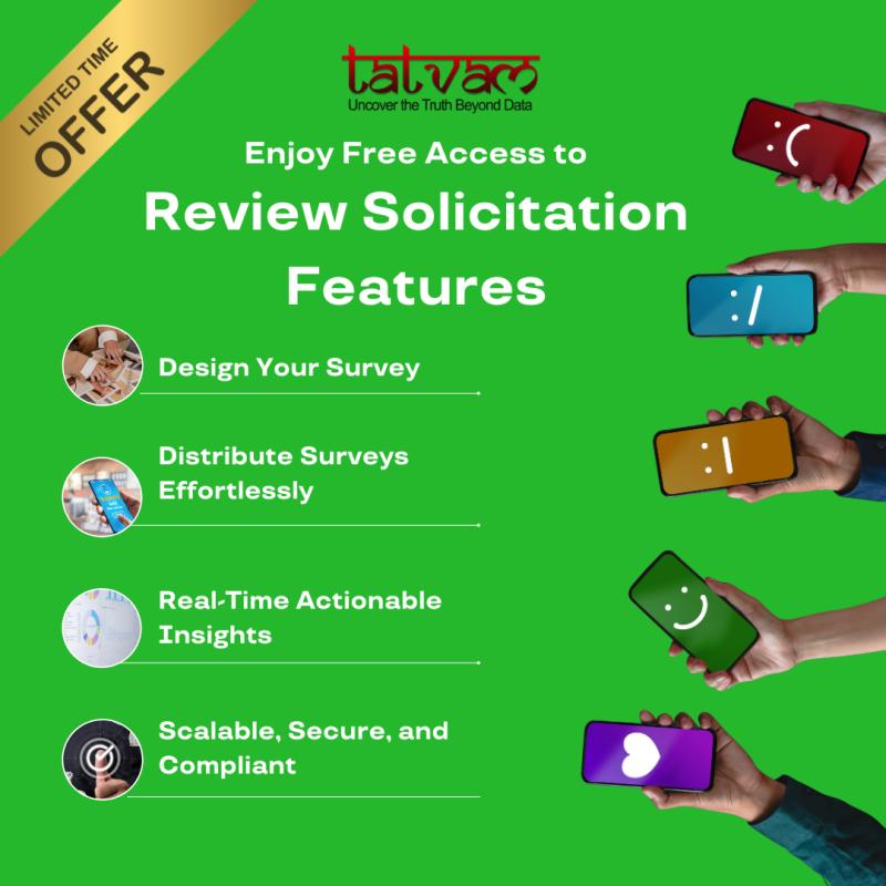 Unlock deeper customer insights with Tatvam Survey 2.0! Customizable, integrated, and tailored for smarter decisions. Learn more