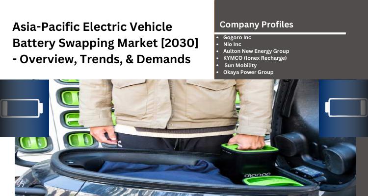 Asia-Pacific electric battery swapping market is expected to grow as different Asian nations intend to stop manufacturing and sell