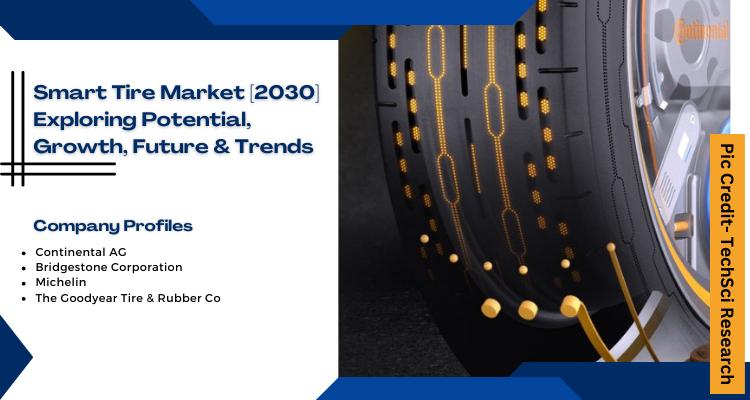 The global Smart Tire Market is anticipated to grow as smart tires are generally to passenger cars and many tire manufacturers com