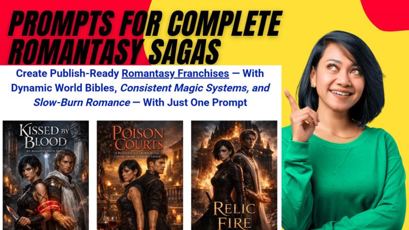 What Is 336 Prompts for Complete Romantasy Sagas ? A Full