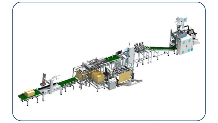 Infinity's Automated Case Packer for Bottles (ICB-200)