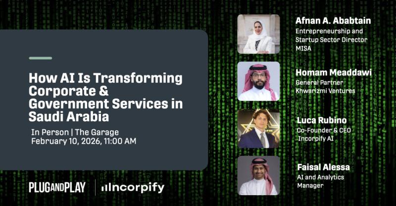 Luca Rubino, CEO of Incorpify AI, ahead of "Inside the Matrix" in Riyadh