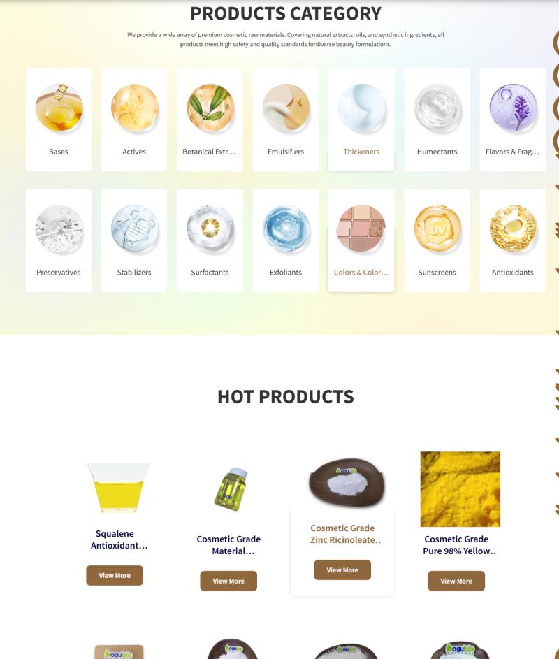 Xi'an Aoge Biotech: Global Leading Cosmetic Raw Materials