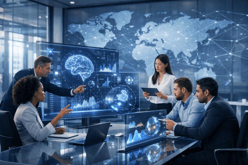 AI-driven ecosystem supporting verified data talent and enterprise collaboration