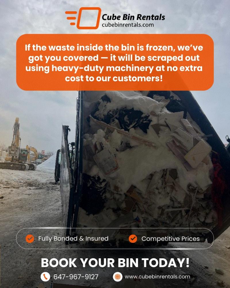 Perfect for renovations, demolitions, cleanouts, and commercial builds during unpredictable Canadian winters everywhere.