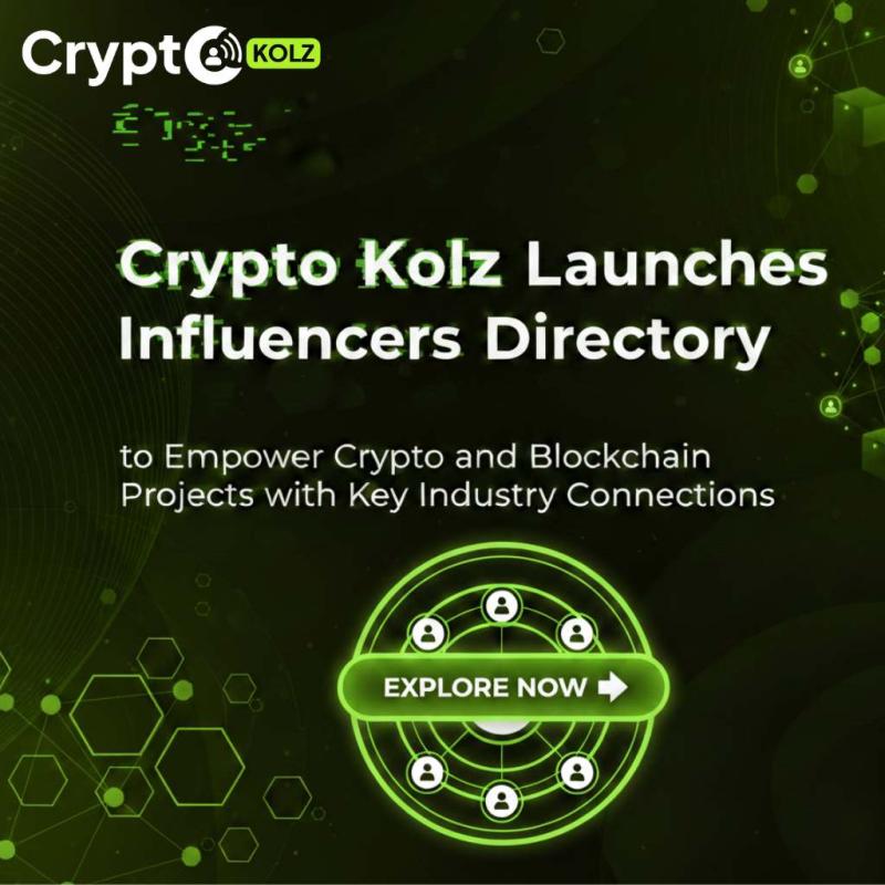 Crypto Kolz Launches Influencers Directory to Empower Crypto