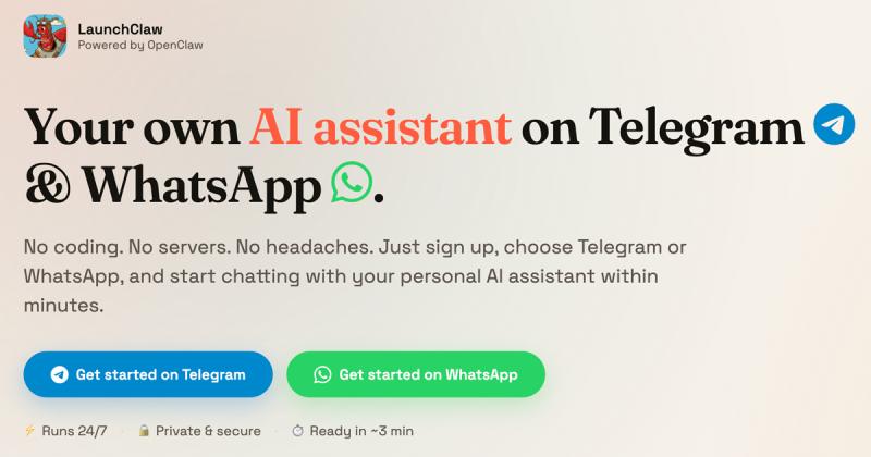 LaunchClaw Launches Private AI Assistant Platform: Your Own