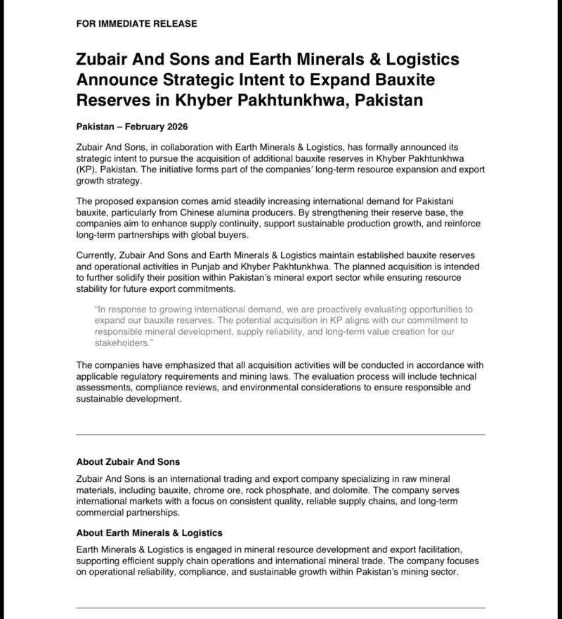 BAUXITE ORE MINES EXTENSION