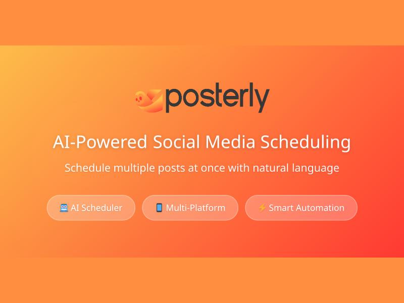 posterly Launches AI-Native Social Media Scheduler Supporting