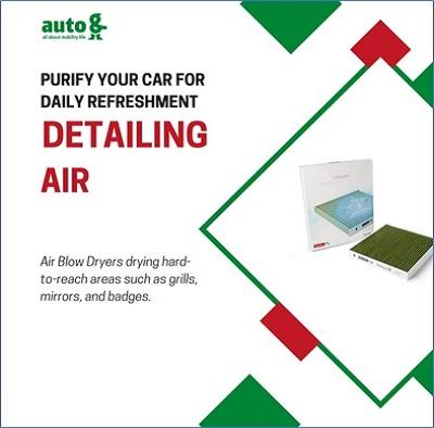 Detailing AIR Hexa Guard Filter for Dust-Free and Odor-Free Rides | Auto& Incorporation