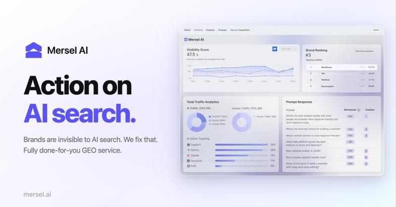 Mersel AI Launches Fully Managed GEO Service to Improve AI SEO