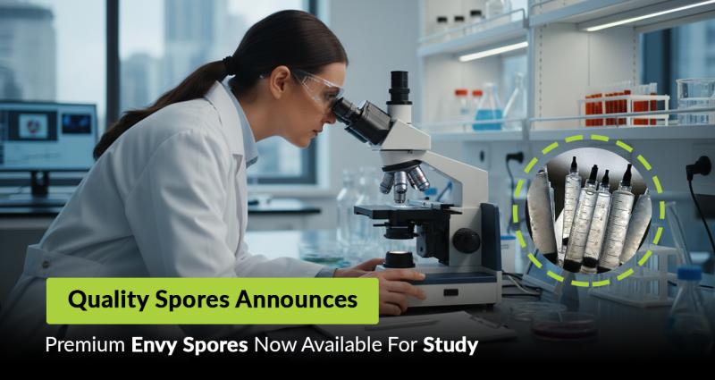 Quality Spores Announces Premium Envy Spores Now Available