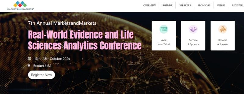 Upcoming Conference on Real-World Evidence and Life Sciences Analytics |17th -18th Oct 2024 | Boston, USA