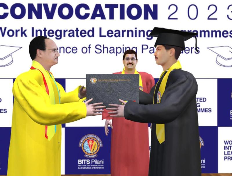 ibentos and BITS Pilani's WILP Division's Iconic Collaboration - A Historic Convocation on Metaverse