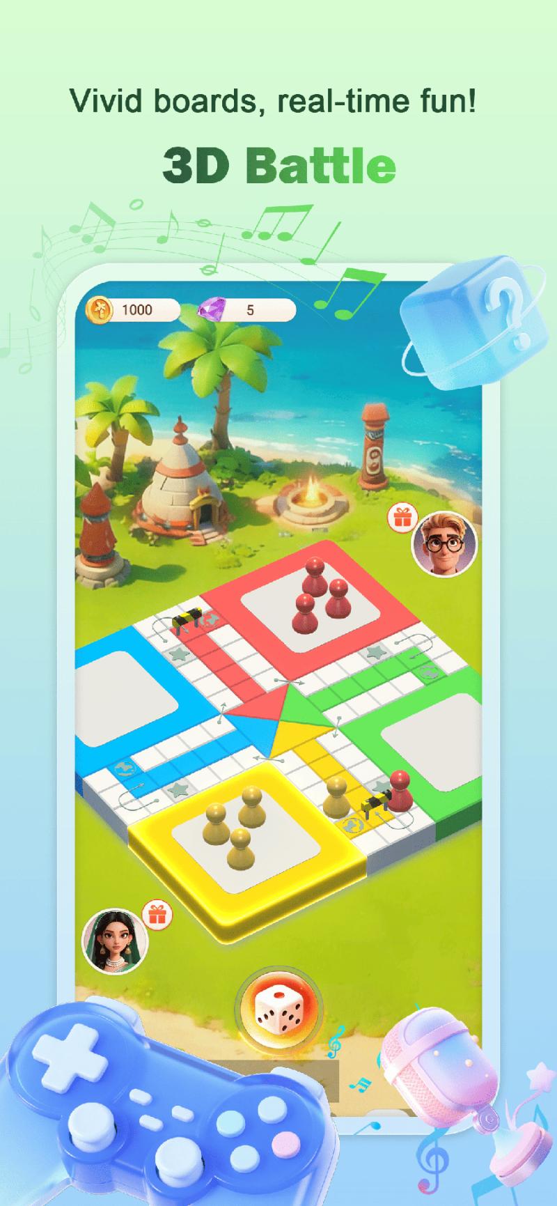 Ludo Oasis 3D version is now available on the Apple Store!