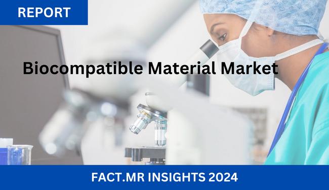 Biocompatible Material Market is Poised to Grow at a CAGR of 9.4% to Reach US$ 505.7 Million by 2034