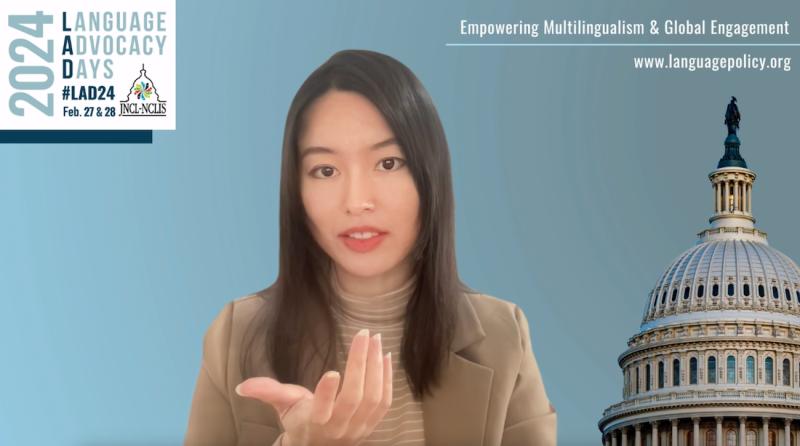 Entrepreneur Ms. Mengting Hou Advocates for Equitable AI Language education 2024