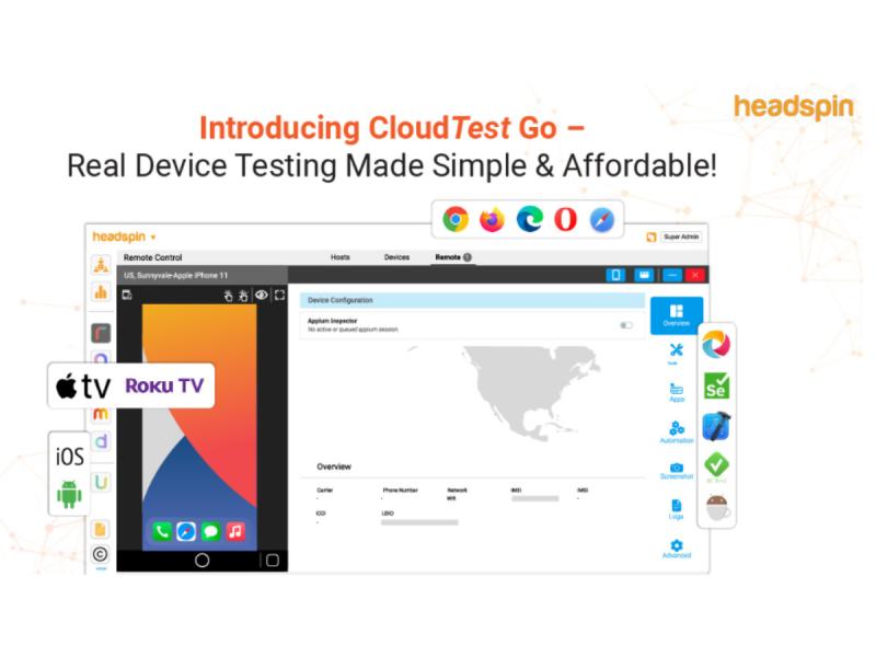 HeadSpin Launches 'CloudTest Go': Essential Testing for Digital Enterprises
