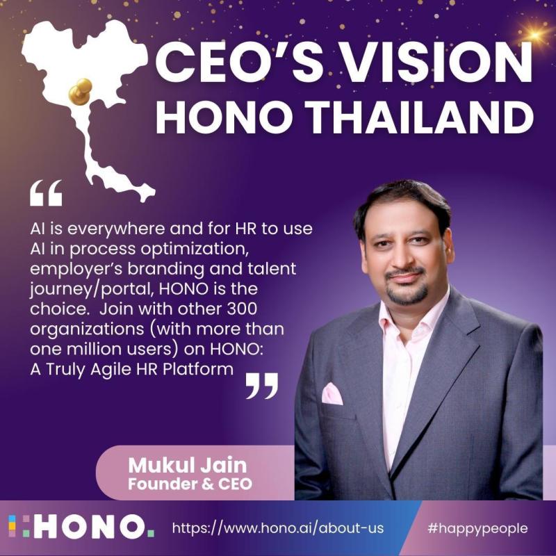 HONO Launches New Office in Thailand, Accelerating Digital HR Transformation in Southeast Asia
