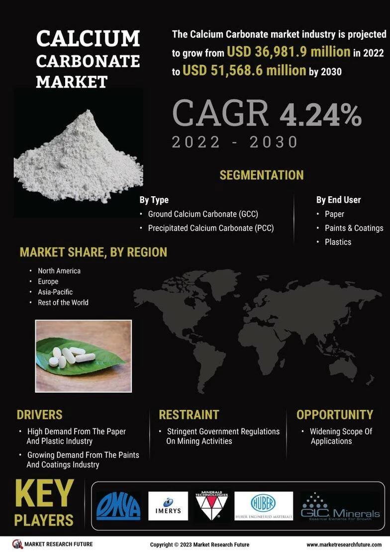 Calcium Carbonate Market Expects to See Significant Growth