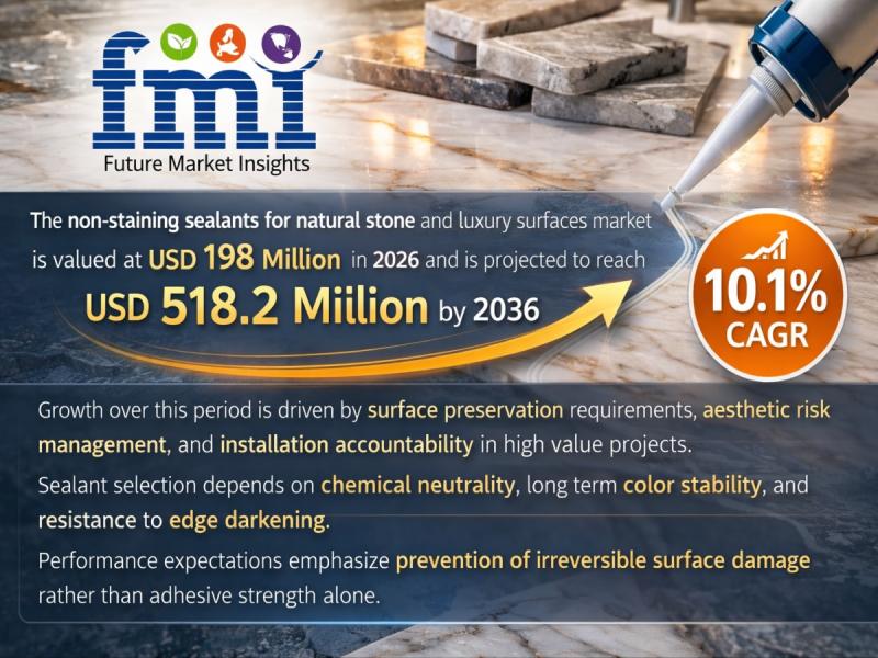 Non-Staining Sealants Protect Stone Surfaces