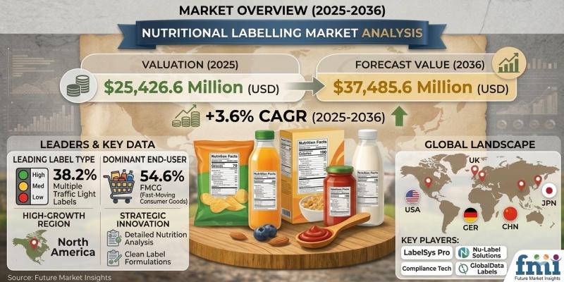 Nutritional Labelling Market Forecast 2026-2036: Global