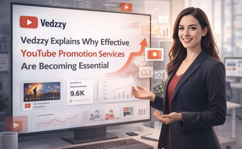 Vedzzy Explains Why Effective YouTube Promotion Services Are Becoming Essential
