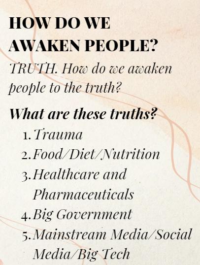 How Do We AWAKEN People?