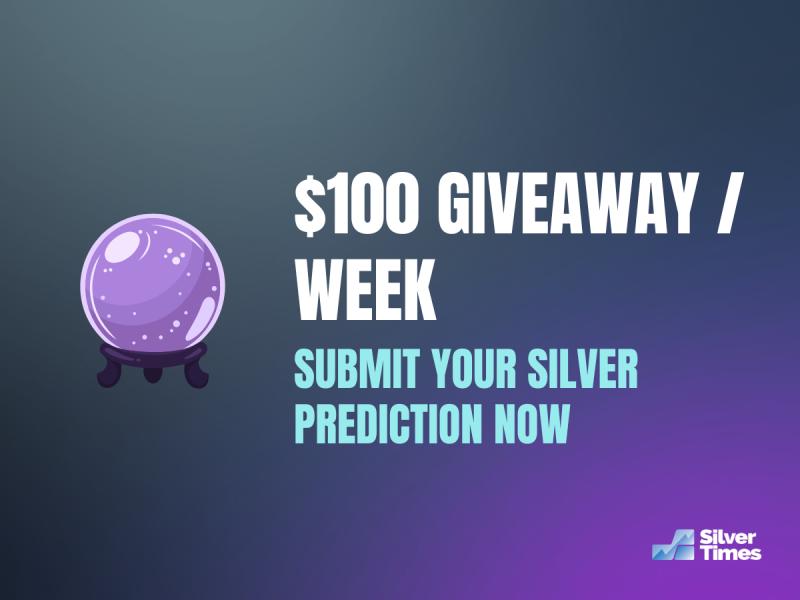 Exciting Community Challenge: Forecast Silver's Next Move and Share the $100 Prize Pool - Enter Now at silvertimes.io/prediction!
